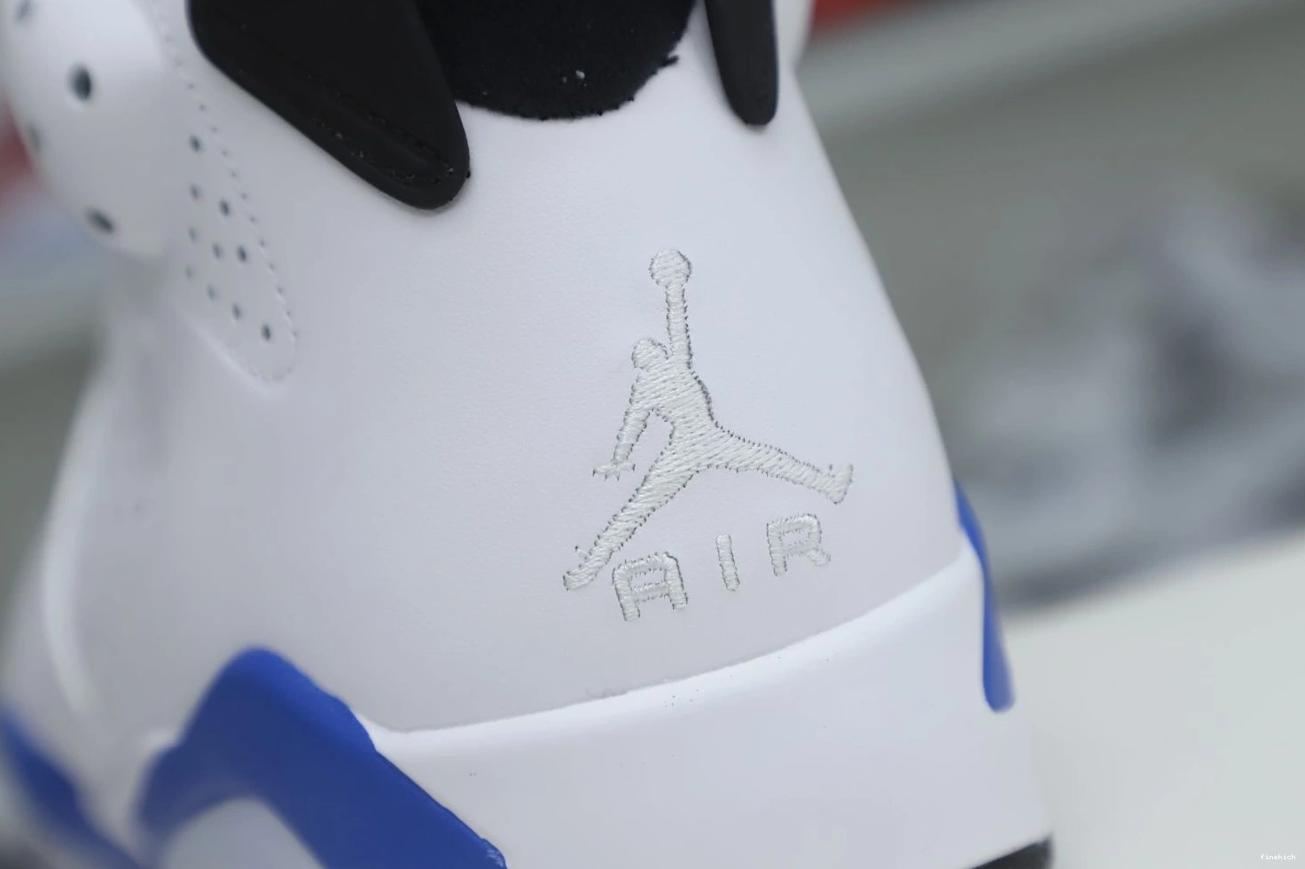 JORDAN RETRO 6 SPORT BLUE AIR 0813